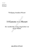 14 Kanons von Mozart